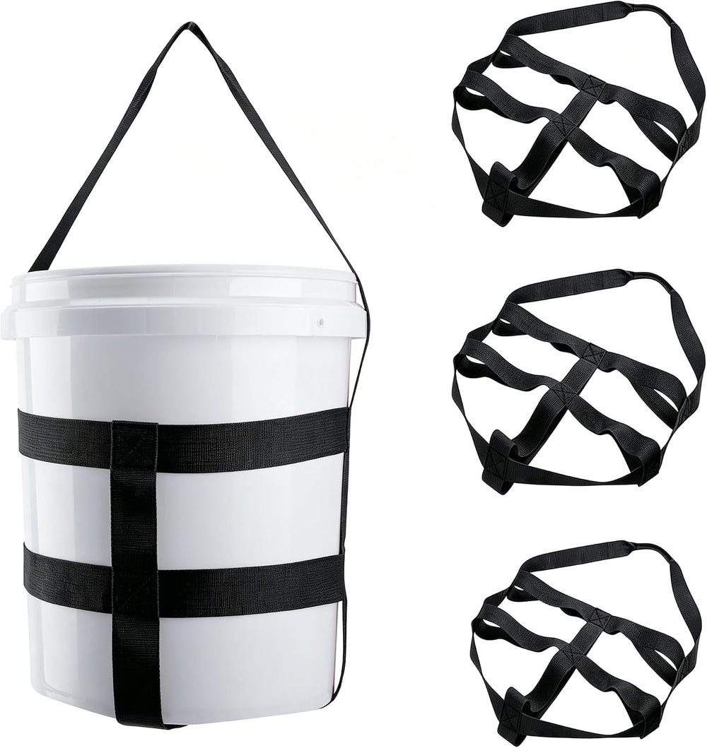 4Pcs Bucket Sling for 5 Gallon Bucket,1.6 Inch Wide Handling Sling Heavy 1680...