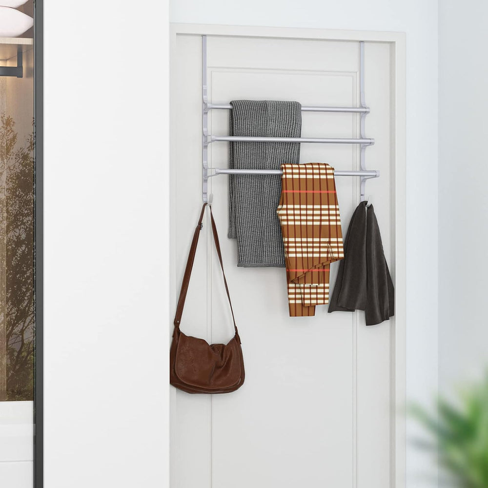 CANYAVE Over The Door Towel Rack, Over Door Towel Rack for Bathroom Door, Tri...