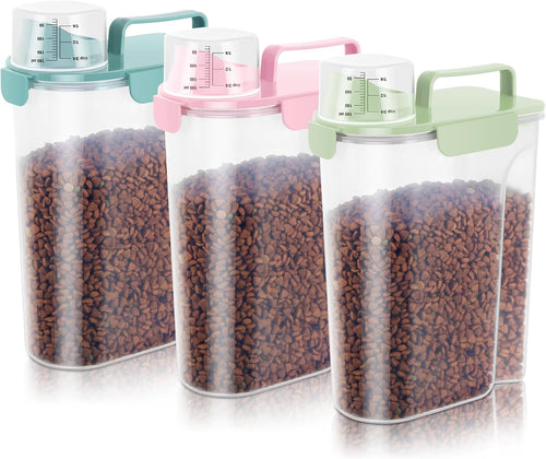 10-20lbs portable cat dog food storage container with, main product view