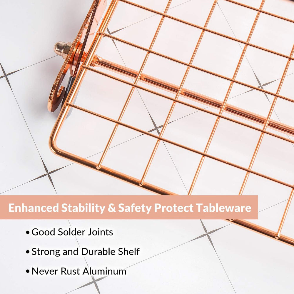 Geesta 2/3/4-Tier Collapsible Cooling Rack with Adjustable 3 Setting Design S...