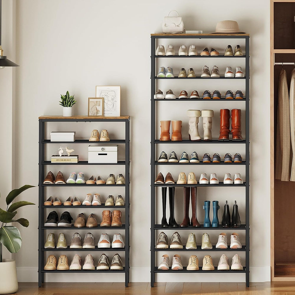 YATINEY 12 Tier Shoe Rack, Large Capacity Shoe Storage Organizer Holds 48 Pai...
