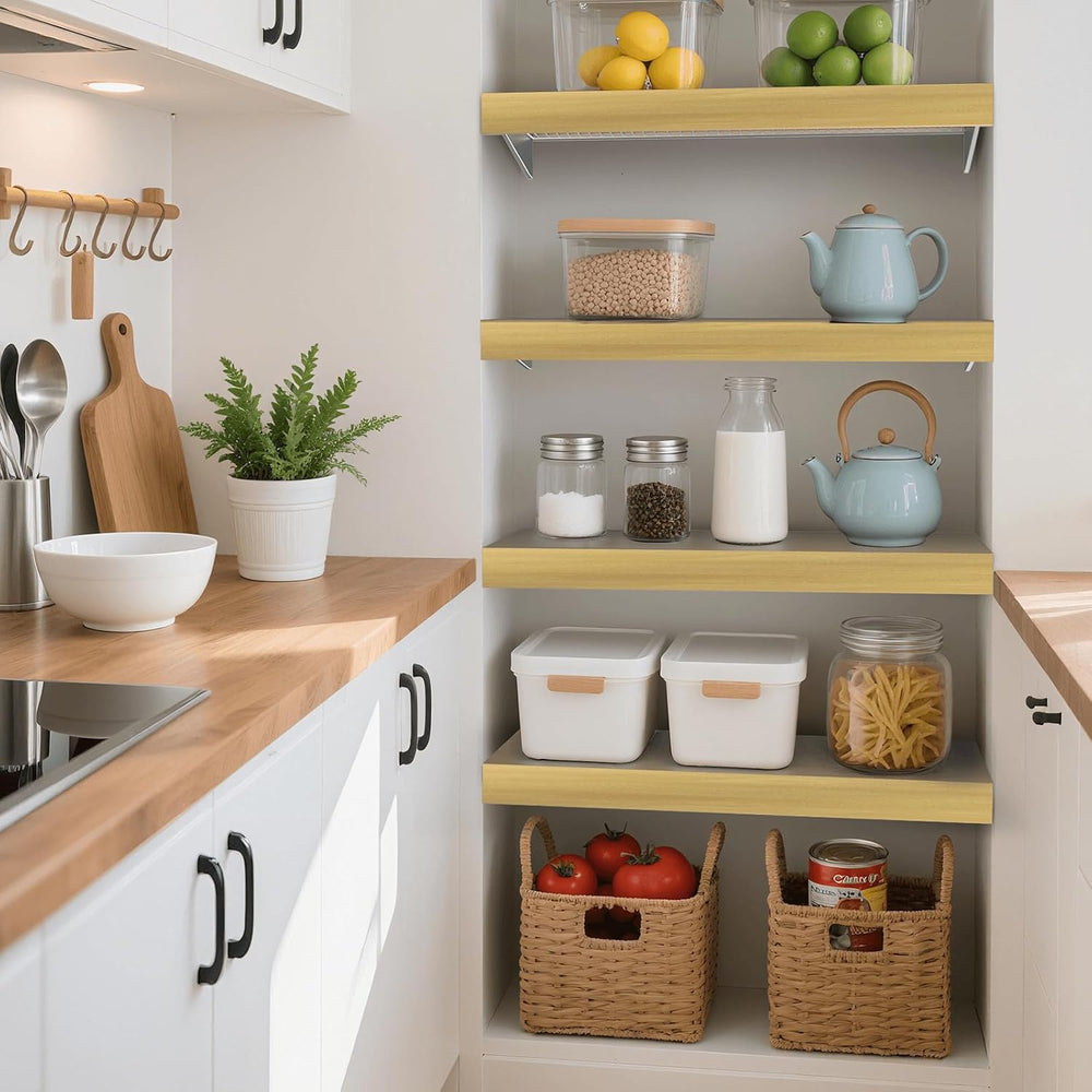 Wooden Wire Shelf Covers for Pantry & Closet – Wire Rack Covers for Shelv...