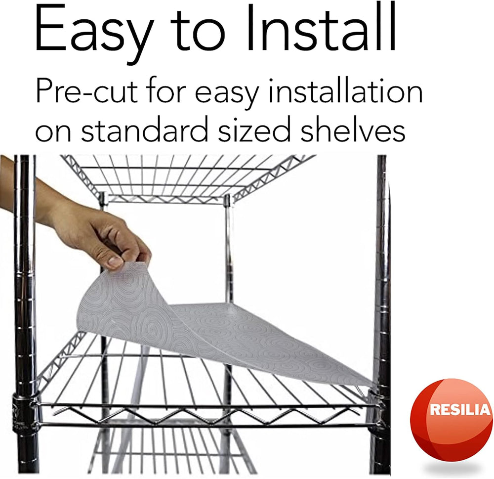 RESILIA Shelf Liner Set for Wire Shelving Units – 5 Pack, 18 Inches x 36 Inch...
