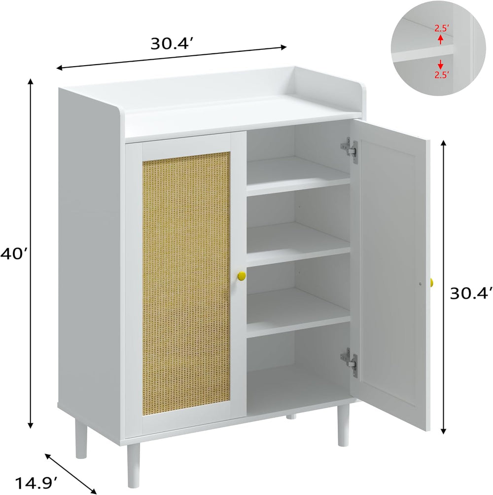 Shoe Rack,Shoe Storage,Rattan Shoe Cabinet for Entryway,Shoe Storage Cabinet ...