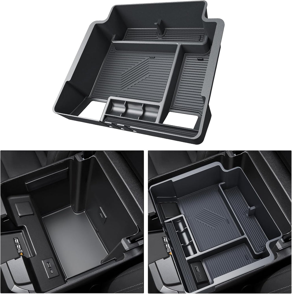 Silverado Sierra Center Console Organizer - Refreshed Models 2024-2026 Chevy ...