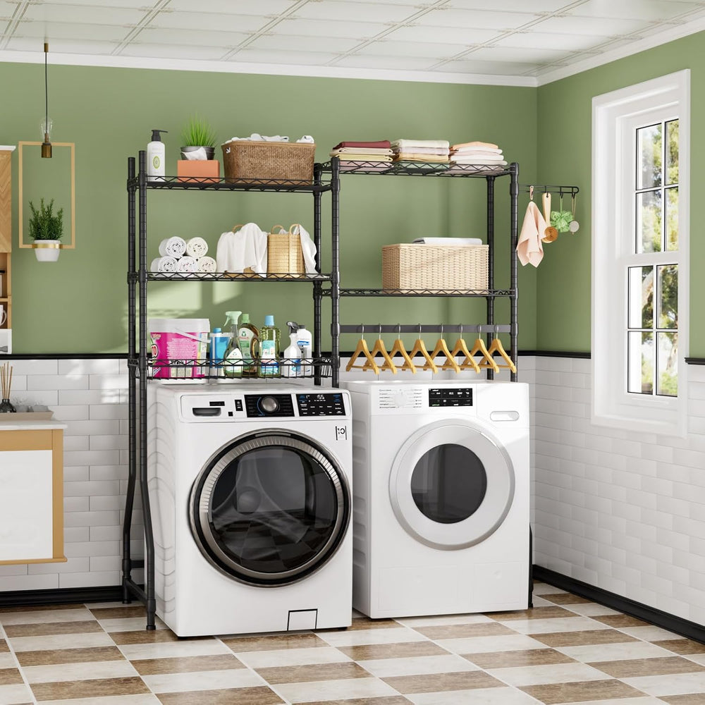 Golpart Laundry Organizer Shelves Over the Washer and Dryer Storage Shelf