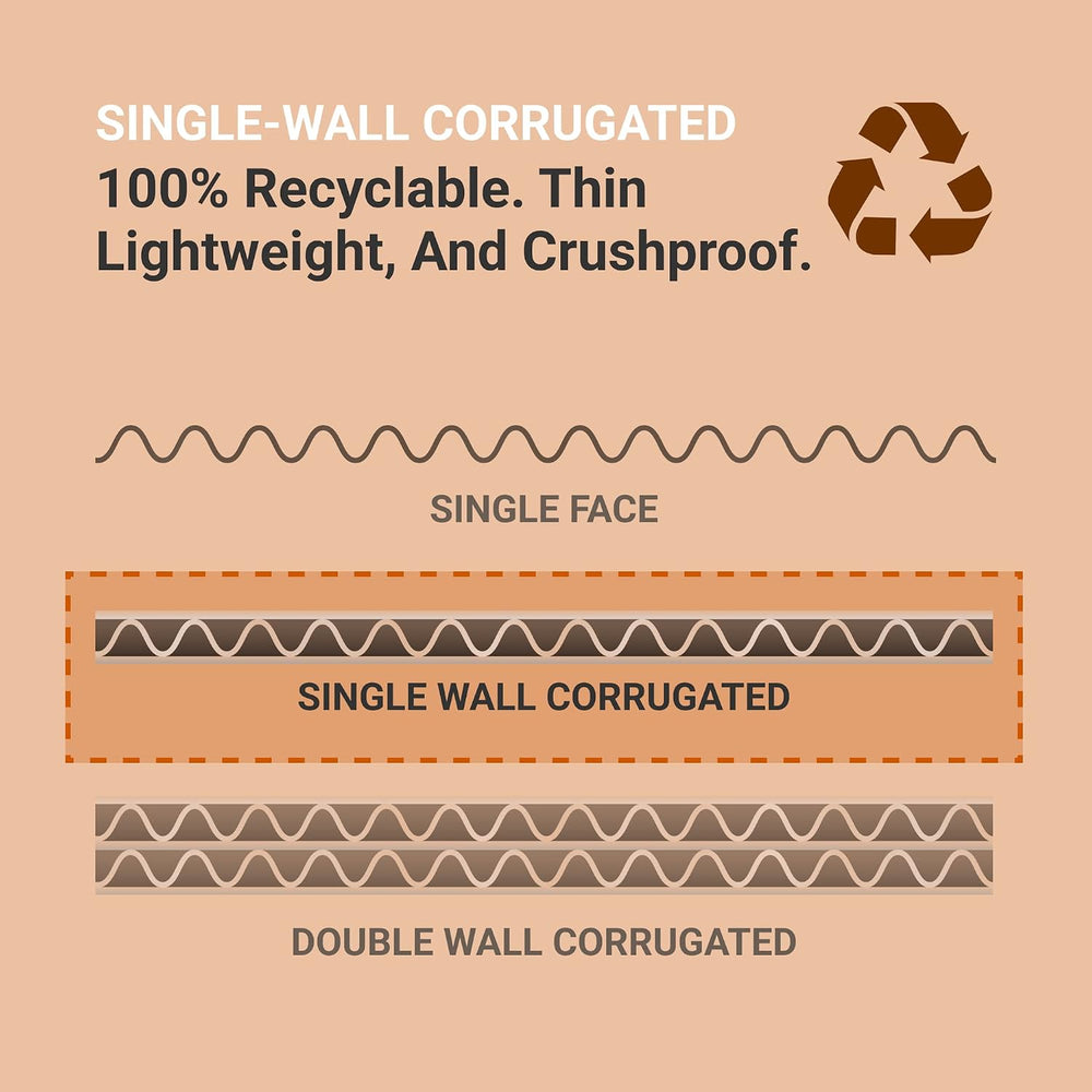 Box USA Shipping Boxes Small 6"L x 6"W x 4"H 50-Pack - Corruga...