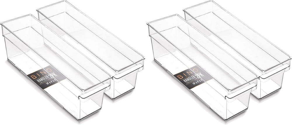 BINO | Plastic Storage Bins, Small | THE HANDLER COLLECTION | Multipurpose Or...