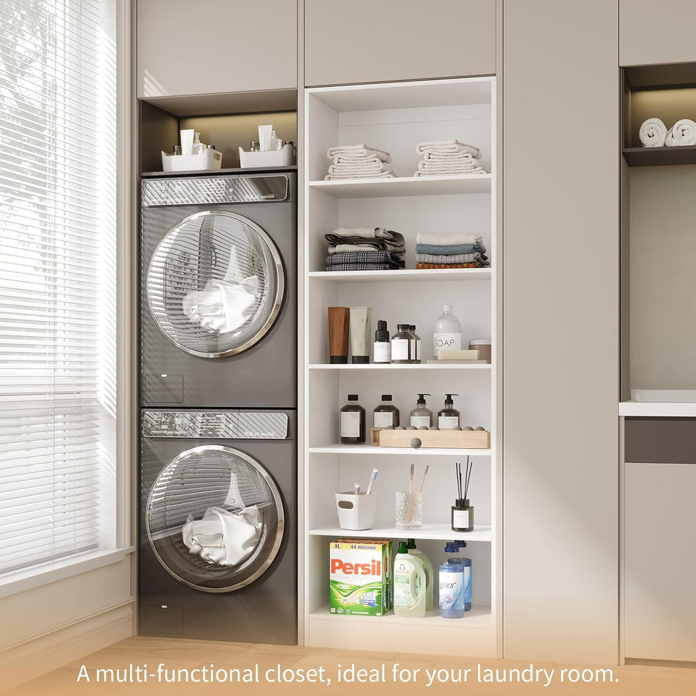 VOWNER 25'' Closet Organizer System with 5 Adjustable Shelves