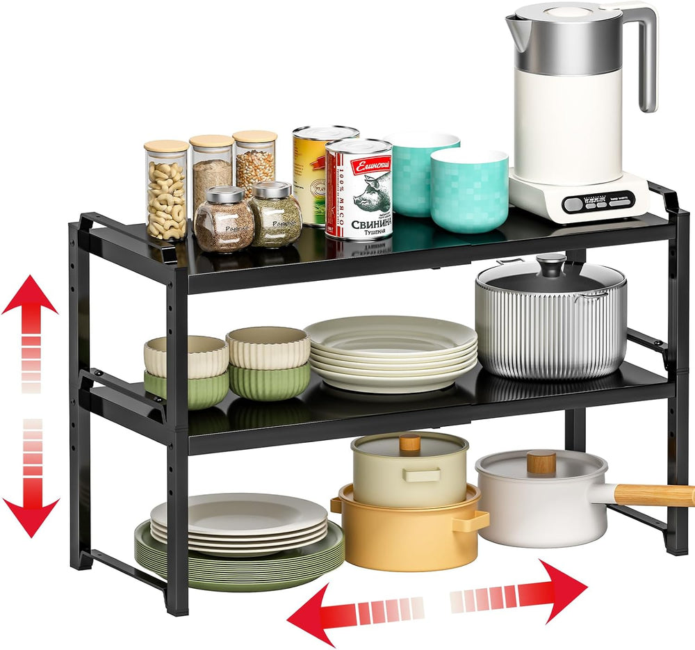X-cosrack 12" Wide 100LBS Loading-Bearing Heavy Duty Kitchen Storage She...