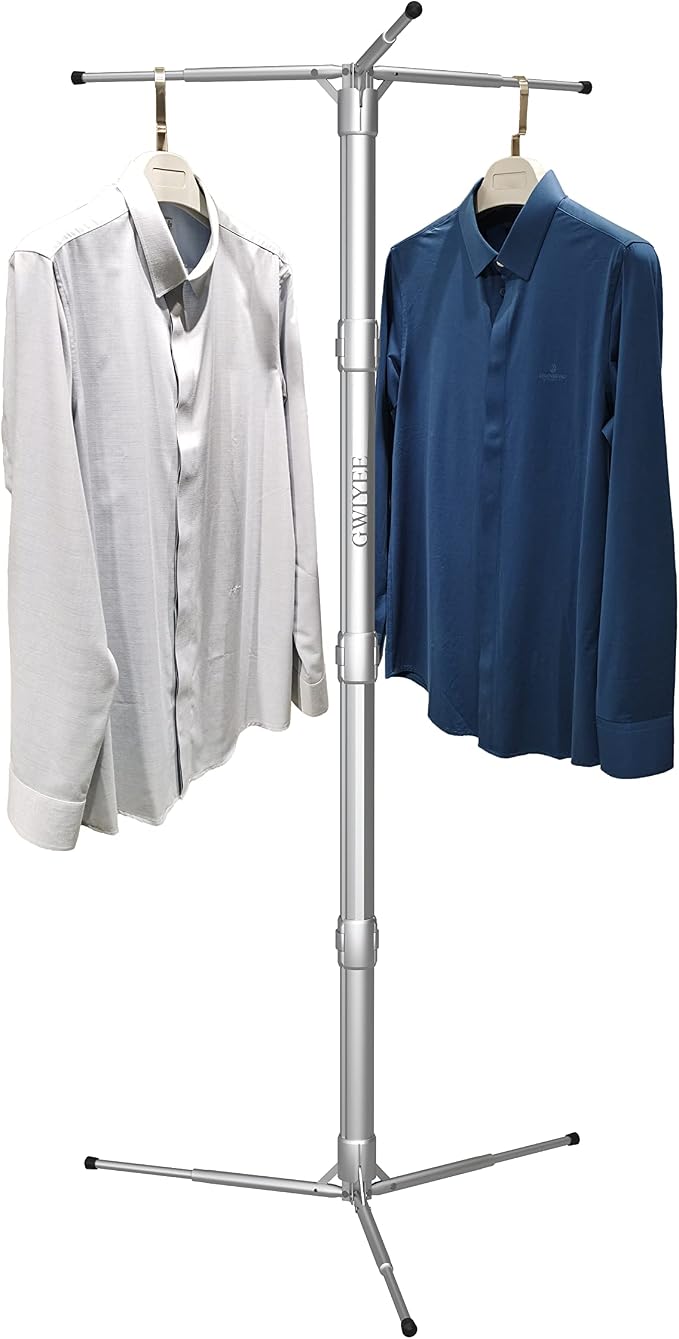 Aluminum Collapsible Clothing Rack, Porbatle Clothes Drying Rack, Laundry