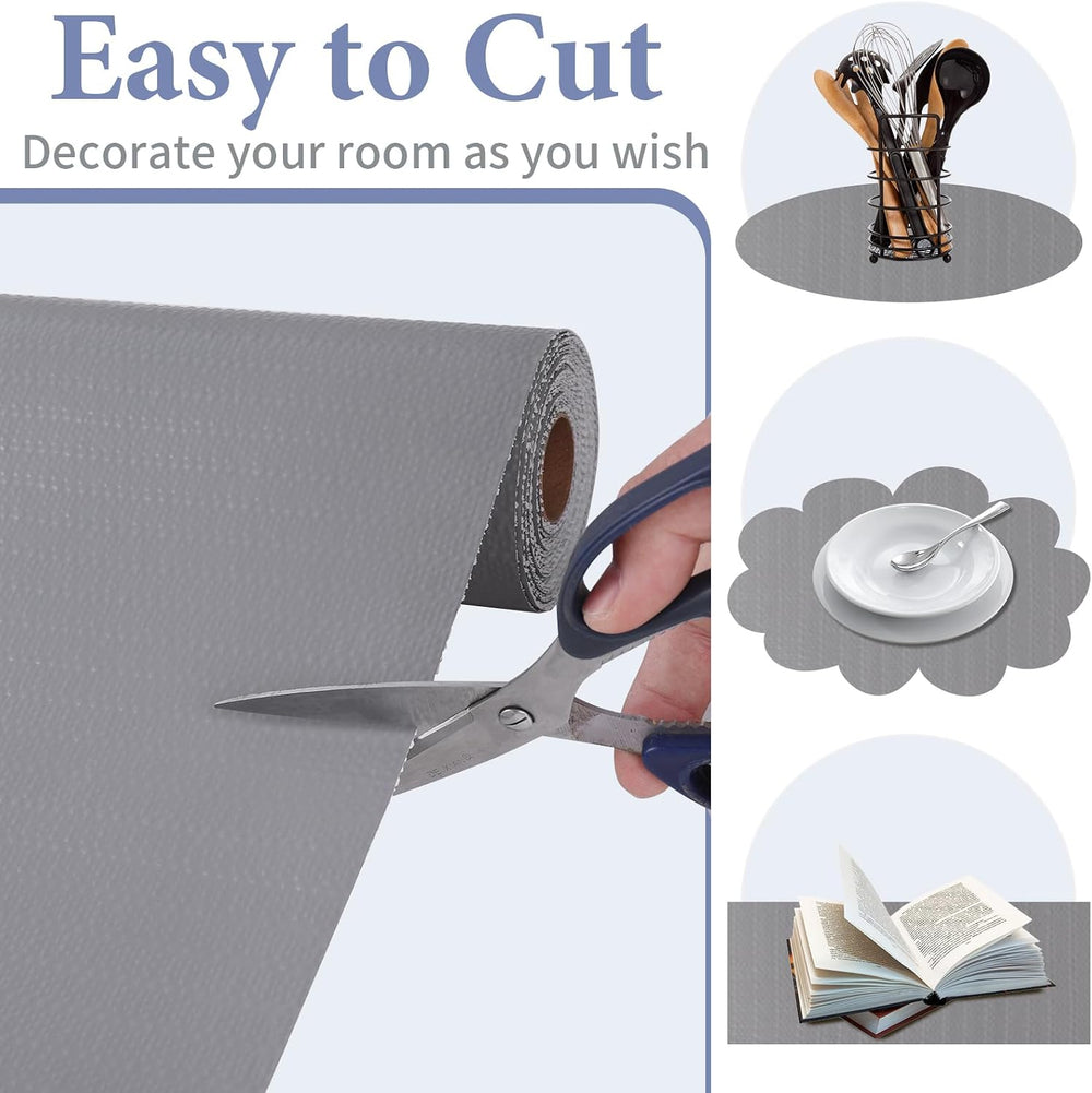 Drawer and Shelf Liner for Kitchen Cabinet: 17 in X 20 Ft Non Slip