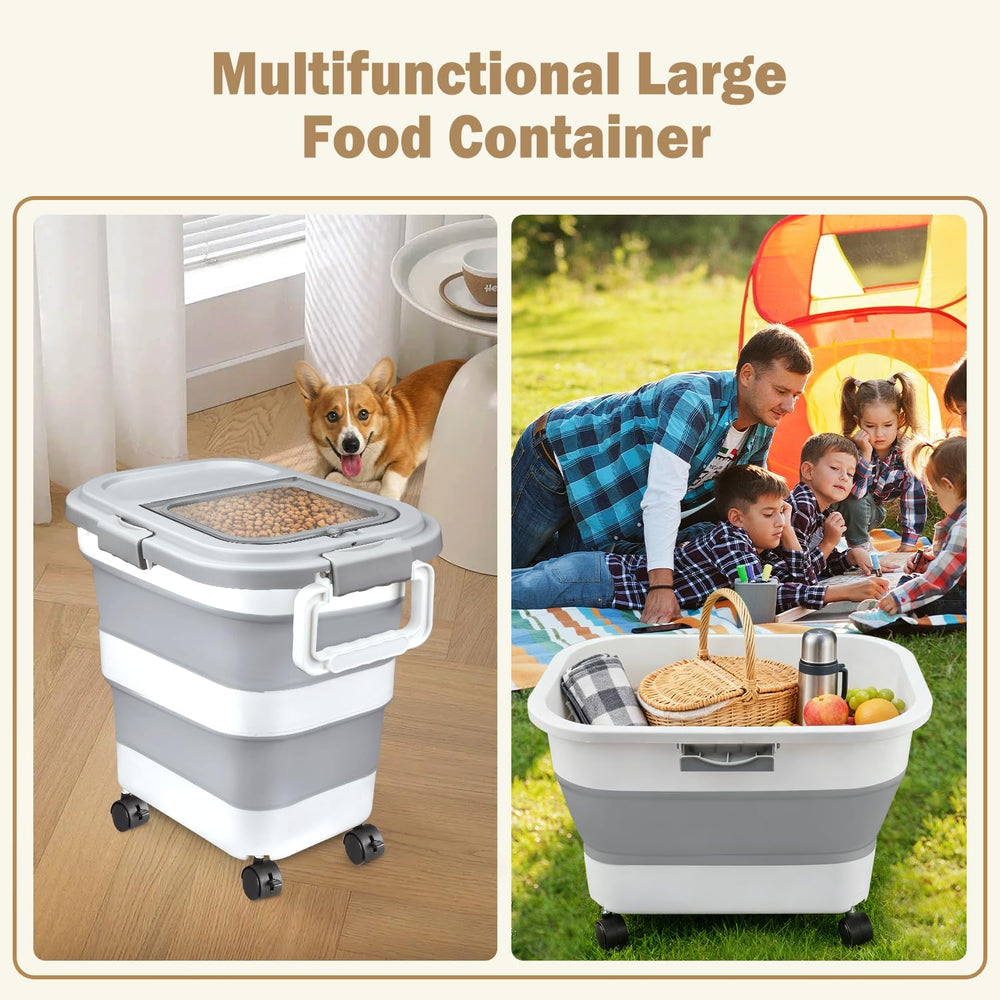 Komzon Rice Storage Container 10-40 lb, 25 lb Pet Dog Food Storage Container,...