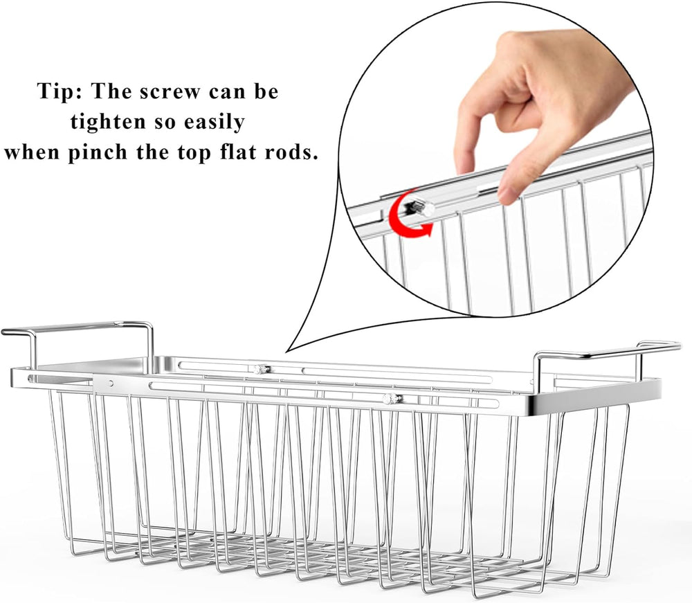 Orgneas Freezer Baskets for Chest Freezer Real Capacity Expandable