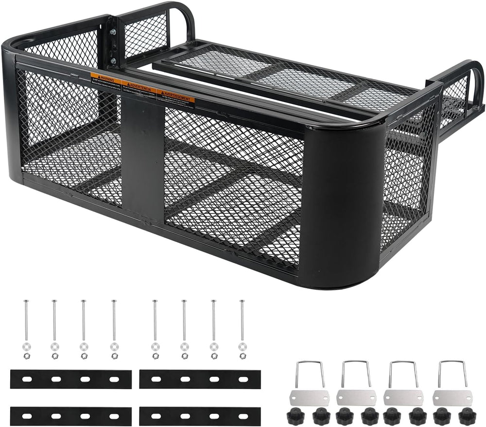 ORCISH Heavy Duty ATV Rear Drop Cargo Basket, 14" W x 41" L x 12.5&...