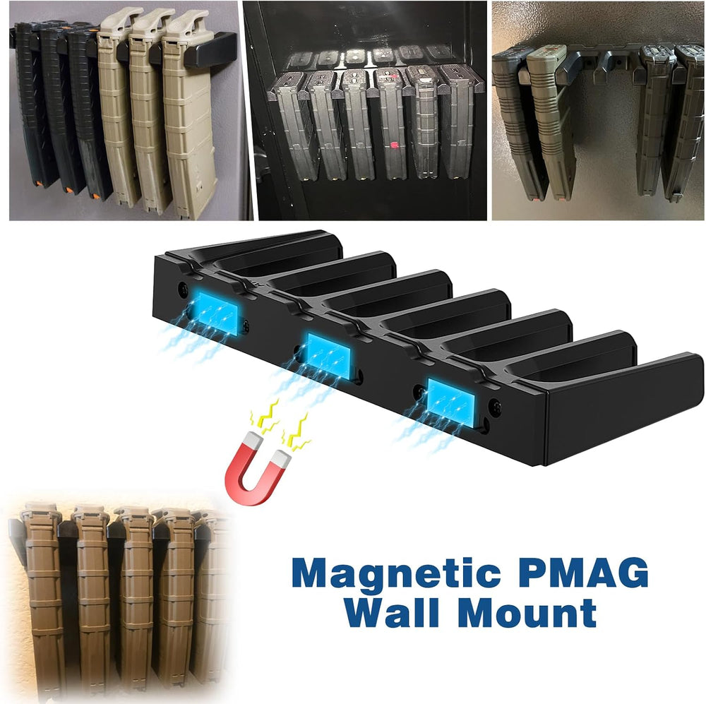 Aoanoko PMAG Rack Wall Mount,Mag Holder|AR Magazine Hodler|Wall Mount Display...