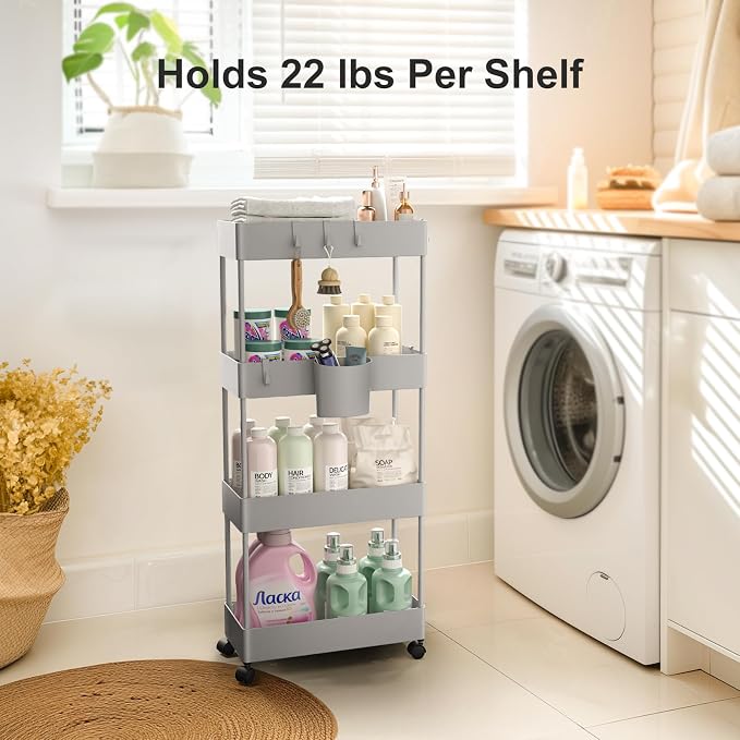 Pipishell Slim Storage Cart