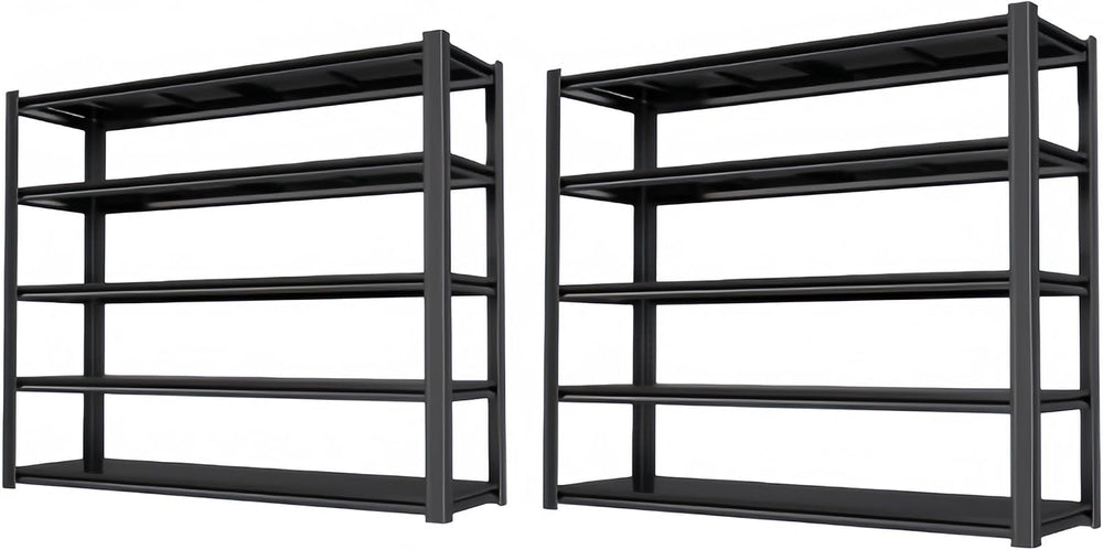 5-Tier Heavy Duty Garage Shelving, 5,000 lbs Capacity Adjustable Metal Storag...
