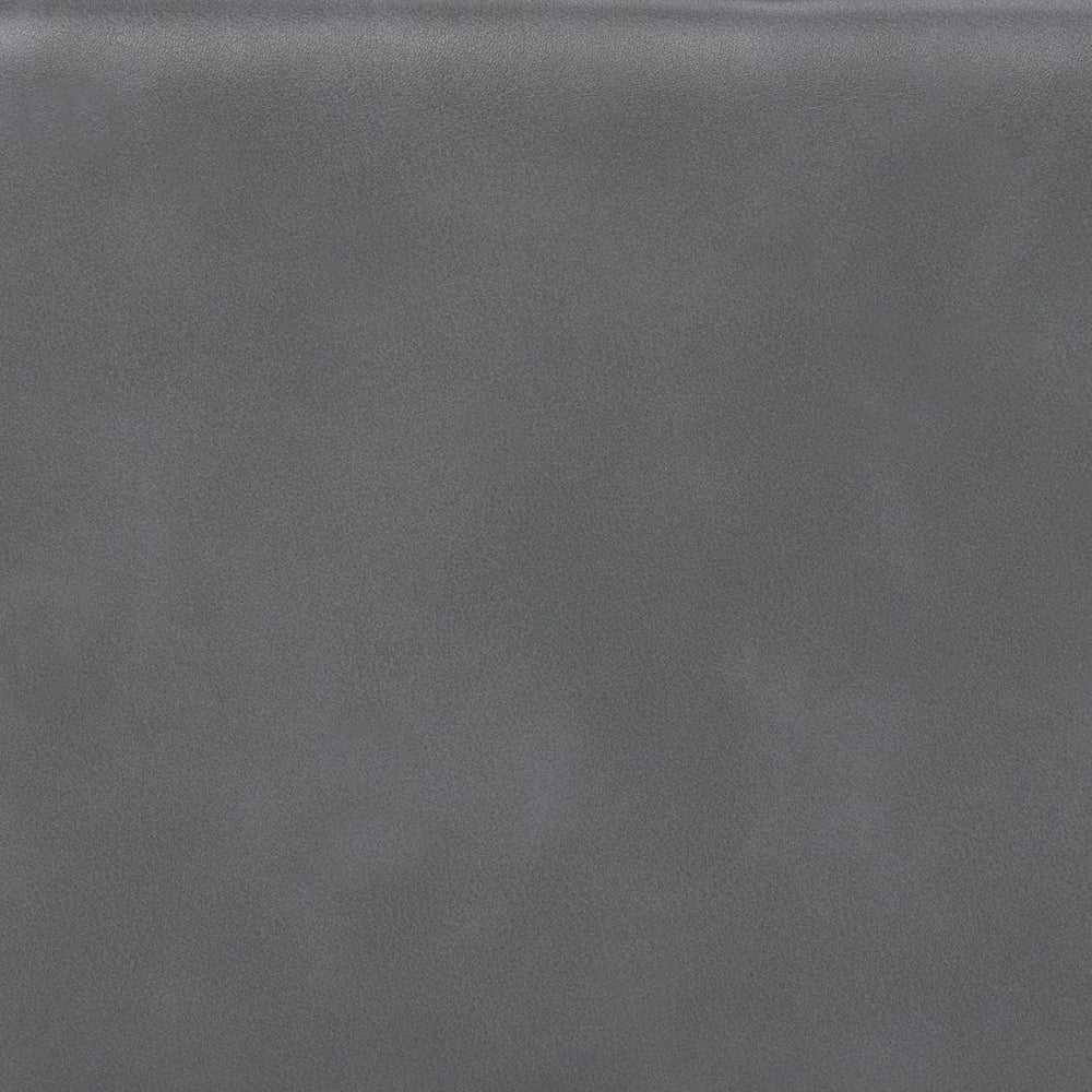 SIMPLIHOME Dover 44" Wide Vegan Leather Storage Ottoman in Grey (Set of 3)