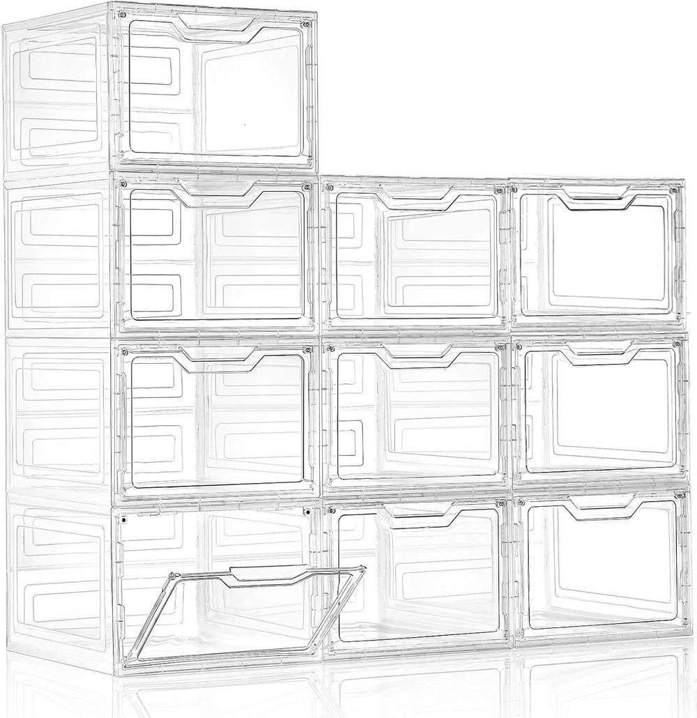 10 Pack Closet Organizers and Storage, Clothes Organizers and Storage, Plastic