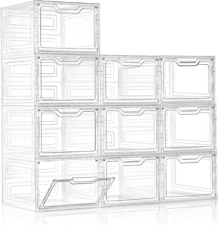 10 Pack Closet Organizers and Storage, Clothes Organizers and Storage, Plastic