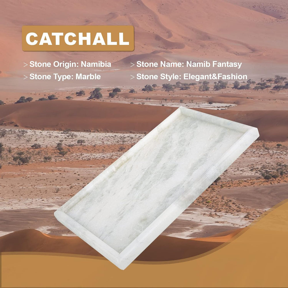 African Natural Marble Tray, 12"x7" Coffee Table Vanity/Decorative ...