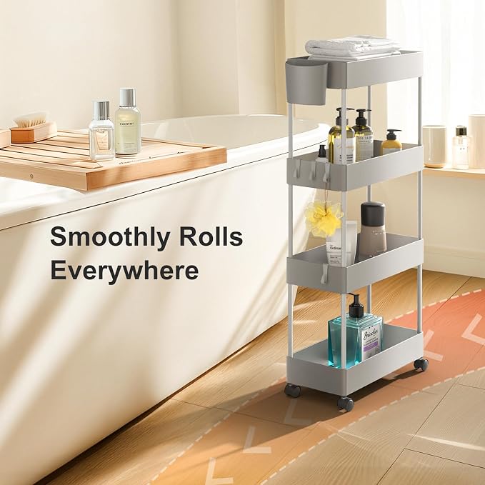 Pipishell Slim Storage Cart