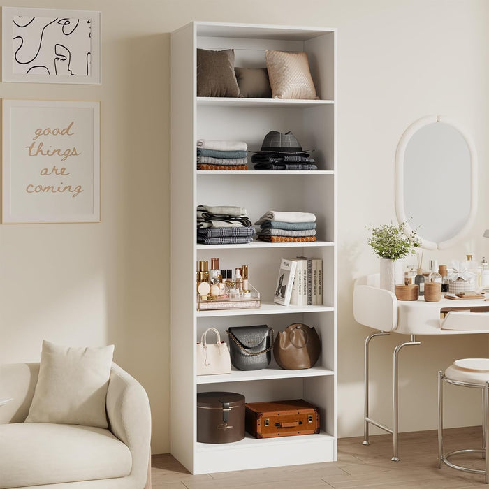 VOWNER 25'' Closet Organizer System with 5 Adjustable Shelves