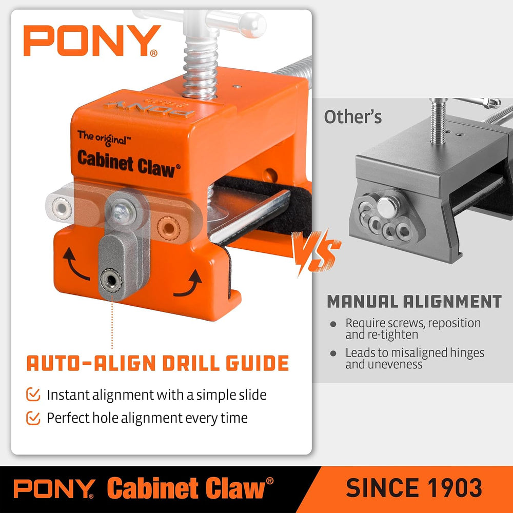 PONY 2-Pack Original Cabinet Clamps, 8510