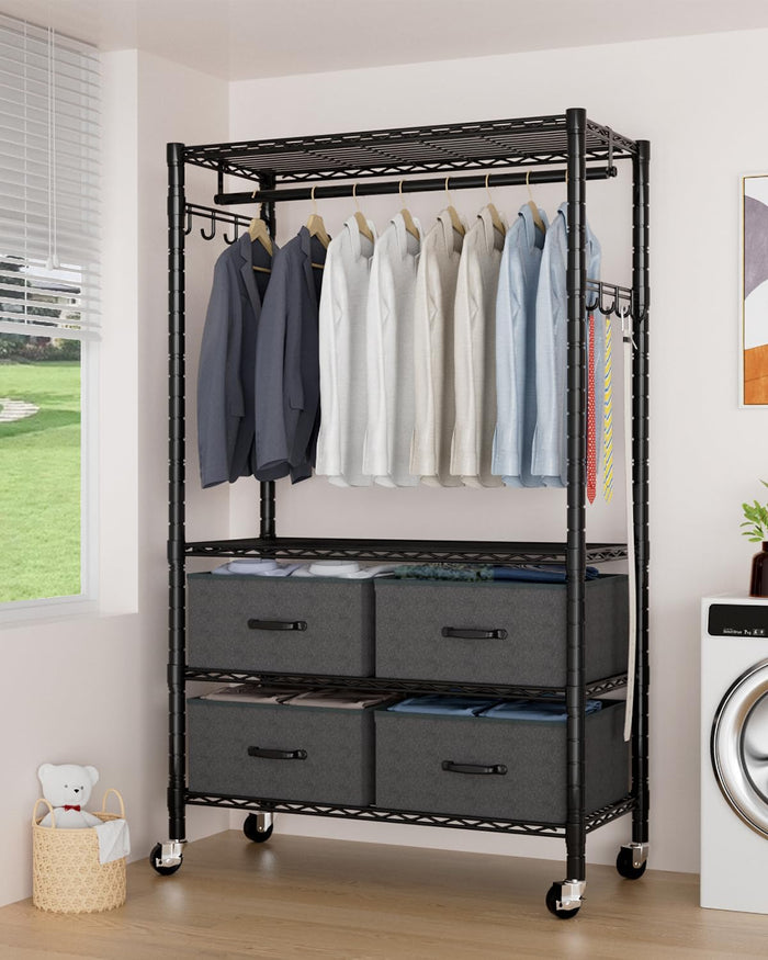 Clothes Rack, Heavy Duty Clothing Rack