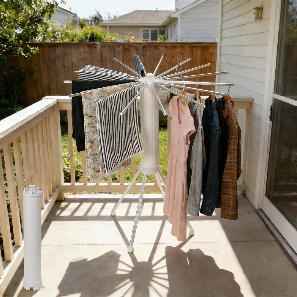 Clothes Drying Rack Foldable, Clothes Drying Rack Drying with wheels with 16 ...