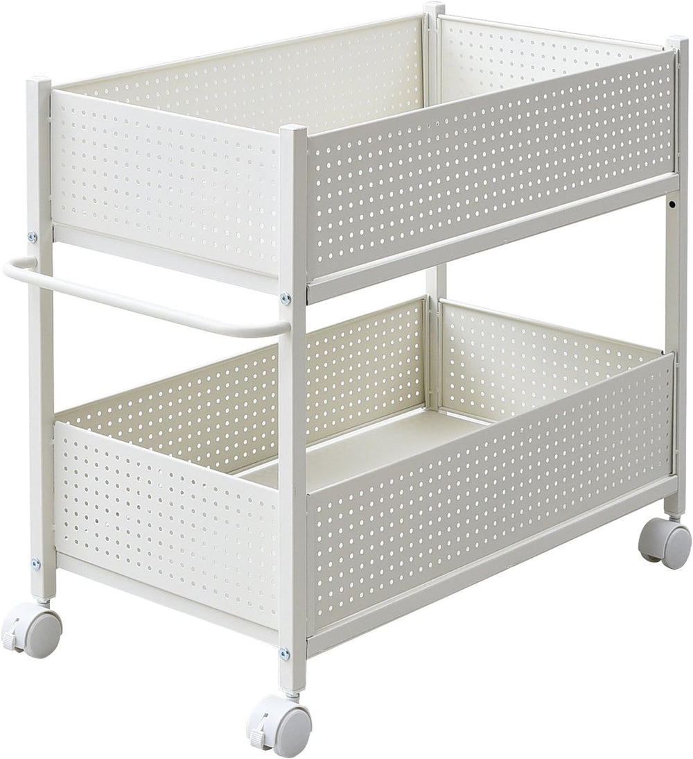 Yamazen OPR-7538(WH/WH) Closet Storage Rack, Width 15.0 x Depth 29.5 x Height...