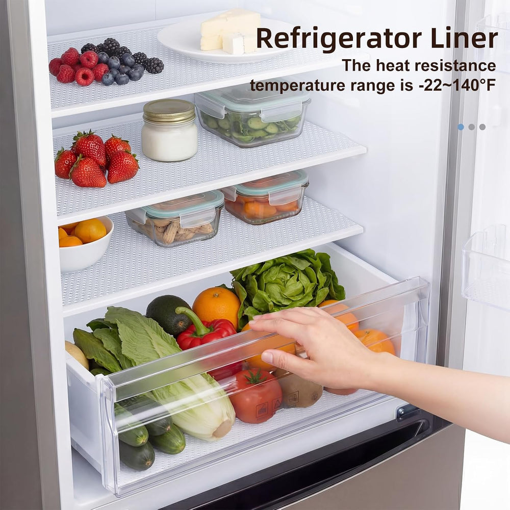 Cabinet Drawer Shelf Liner 30-in: 100% EVA Clear Dual-Sided Non-Slip Large