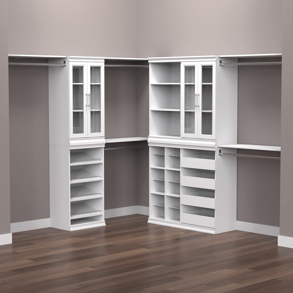 ClosetMaid Modular Storage Unit with 4 Drawers, Wood Closet Organizer, Stacki...
