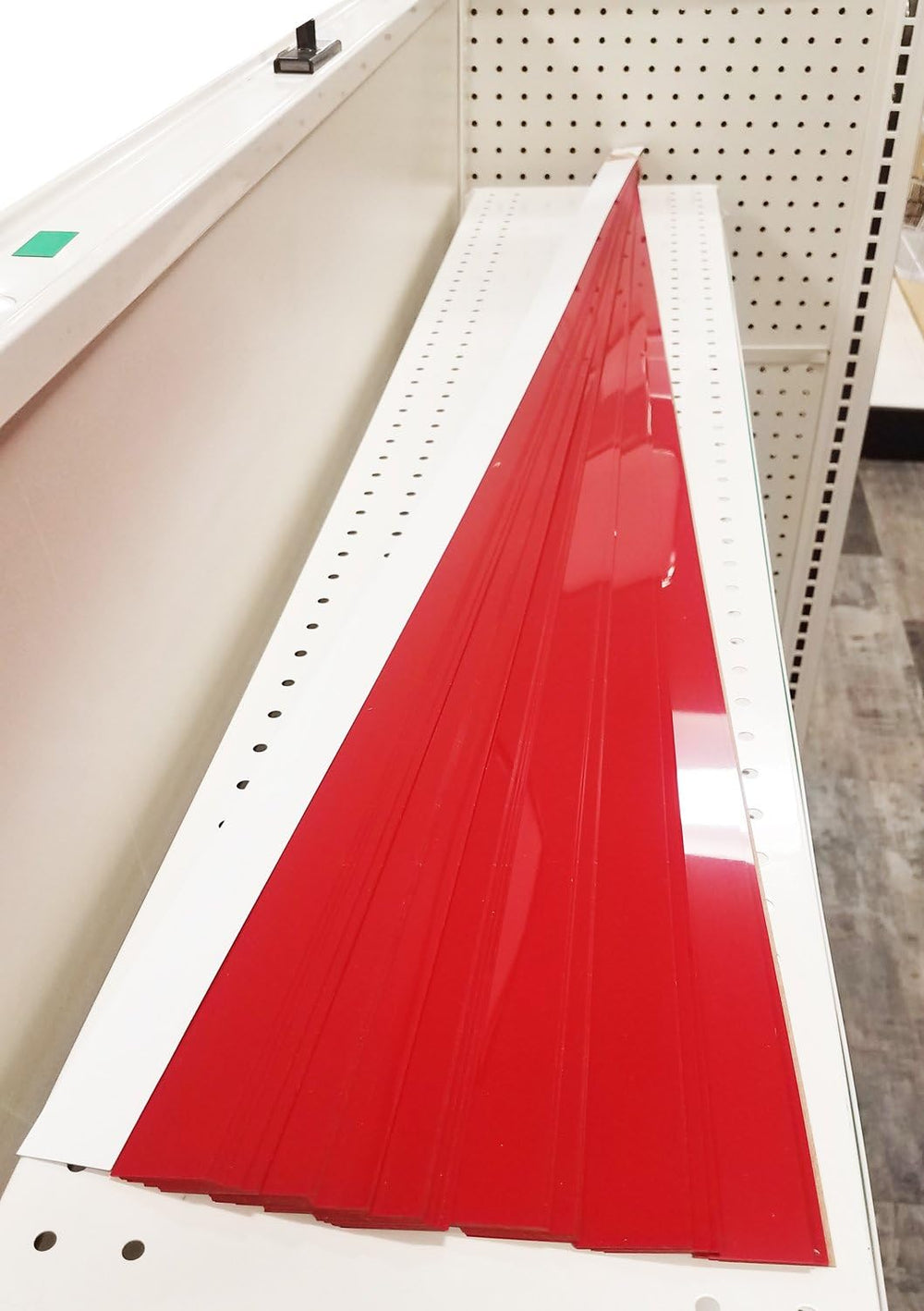 Decorative Gondola Shelving Pre Cut Vinyl Insert Strips 48" x 1.25"...