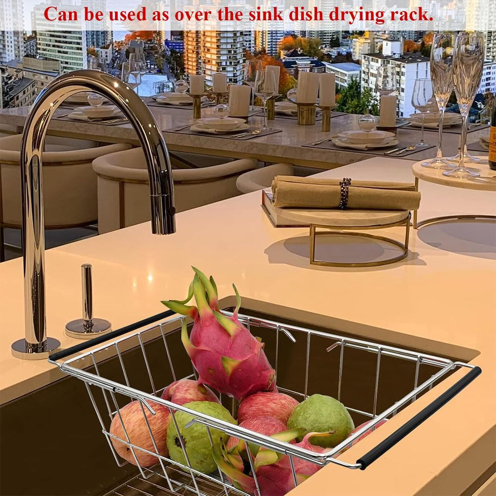 Orgneas Expandable (16.5" ~ 20") Chest Freezer Basket Stainless Steel