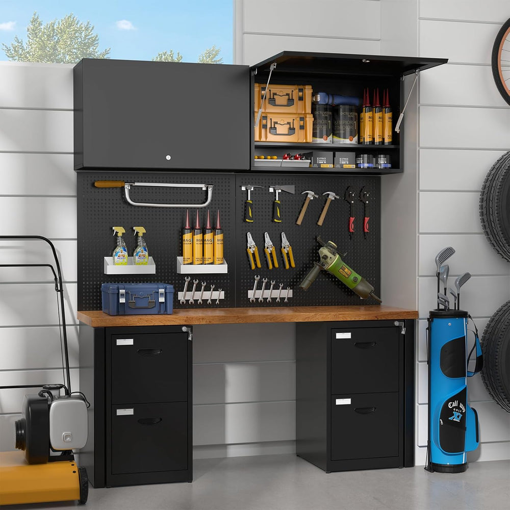 Polup 20" Metal Garage Wall Cabinet with Door and Adjustable Shelf