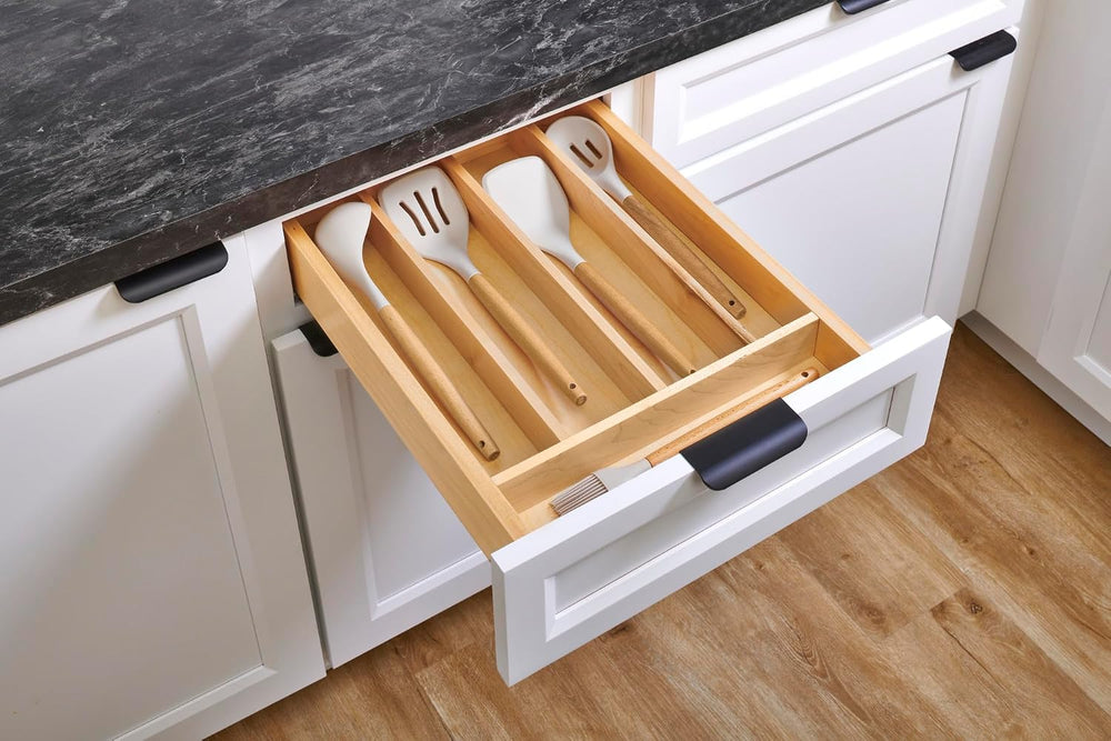 Rev-A-Shelf Natural Maple Right Size Utensil Insert Home Storage Kitchen Orga...