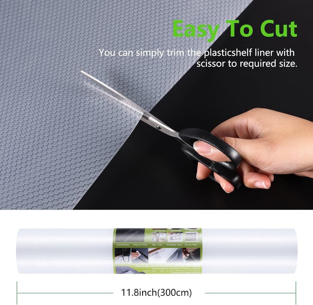 Shelf Liners for Kitchen Cabinets, Drawer Mats Non Adhensive 11.8"× 393....
