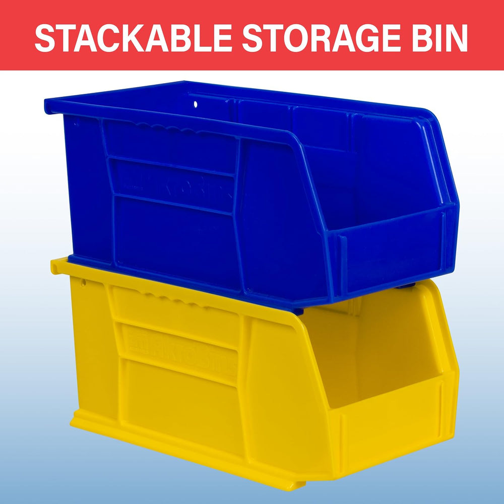 Akro-Mils 30230 AkroBins Plastic Storage Bins, 11"x5"x5", Clea...