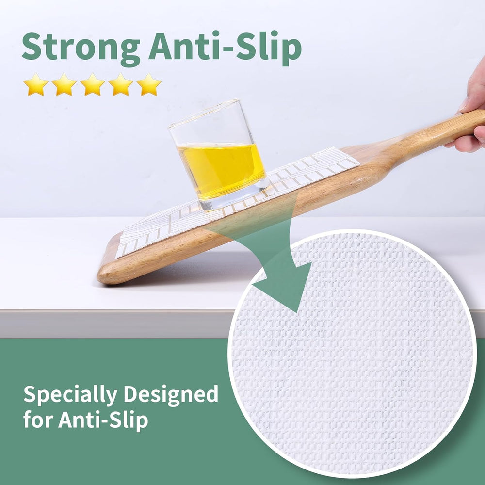 Shelf Liners for Kitchen Cabinets 17.5in x 20FT, Non Adhesive Cabinet Liner S...