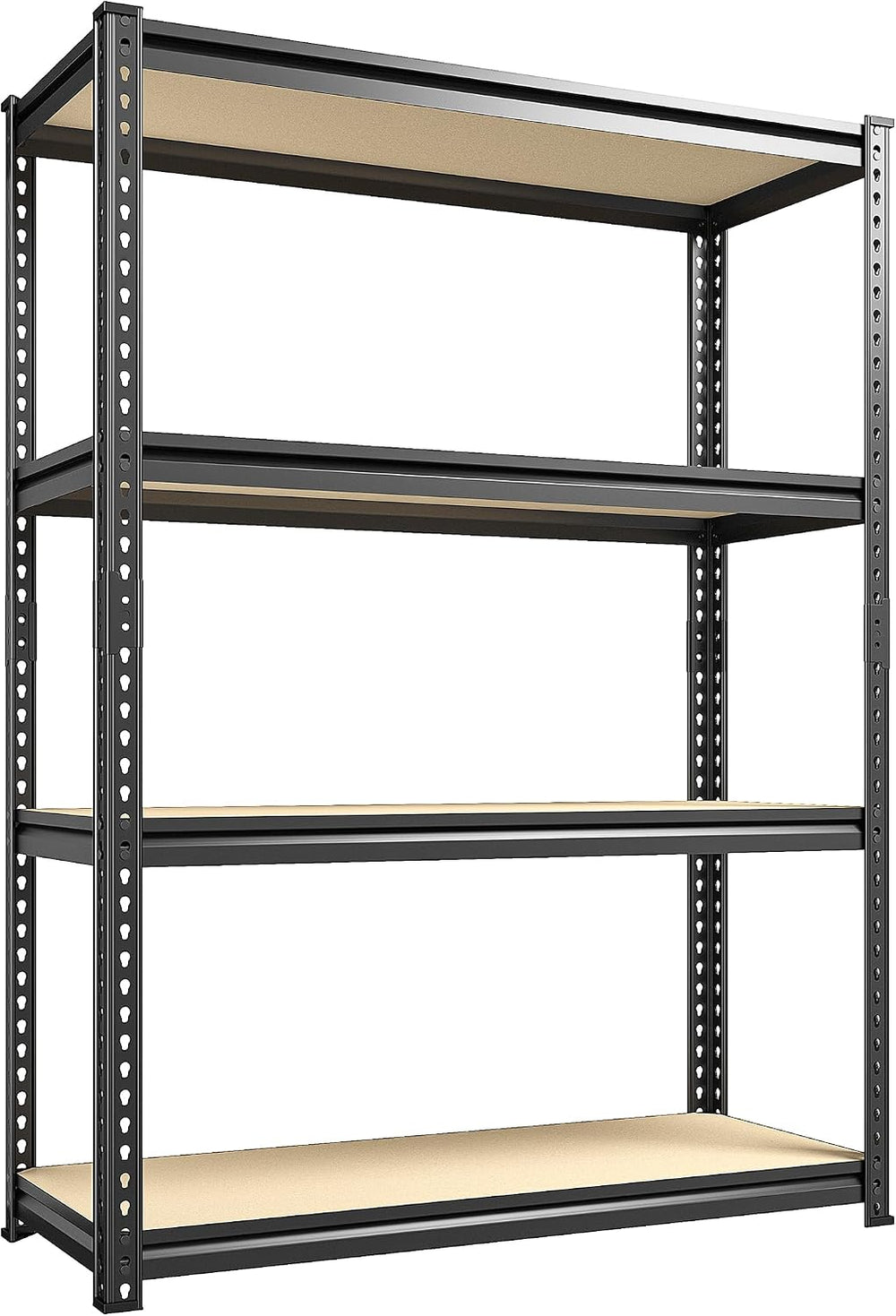 REIBII Storage Shelves Adjustable Metal Shelving 1600LBS Garage Shelves Indus...