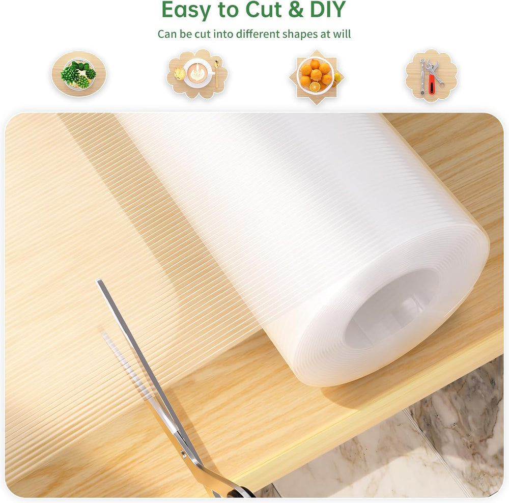 Shelf and Drawer Liner for Kitchen Cabinet Non-Adhesive 24IN x 30FT