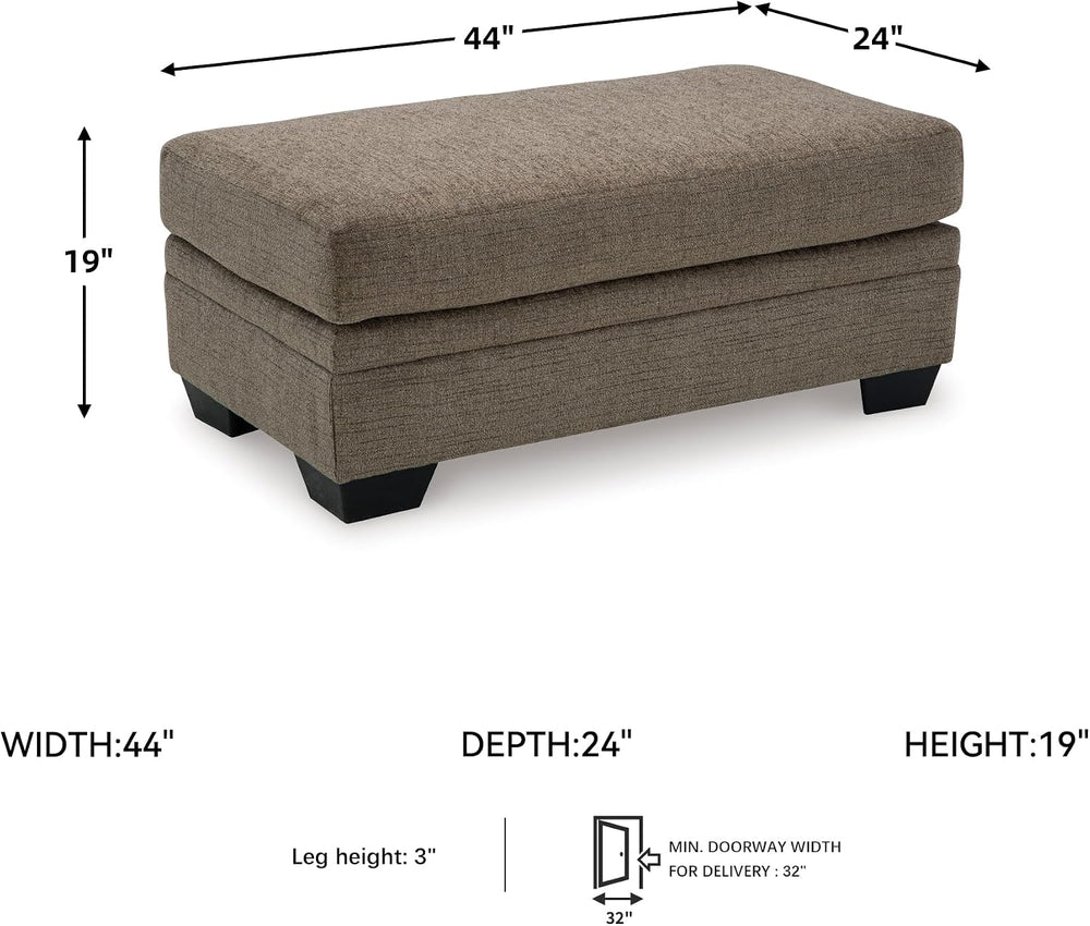 Signature Design by Ashley Stonemeade Upholstered Ottoman, Oversized Contempo...