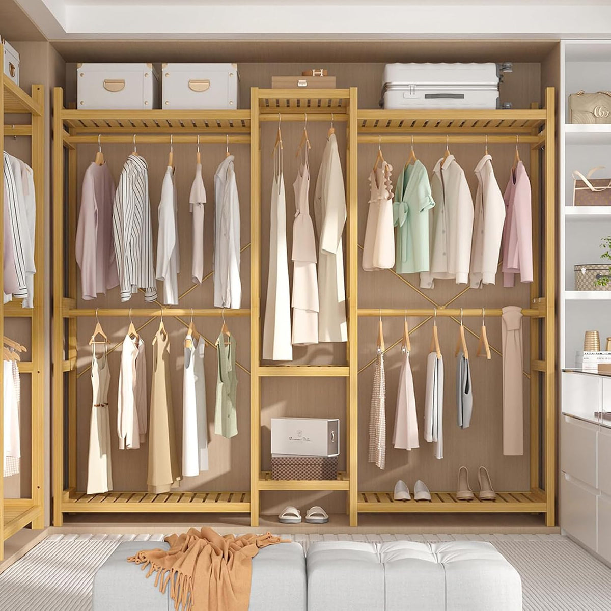 Bamboo Clothing Rack