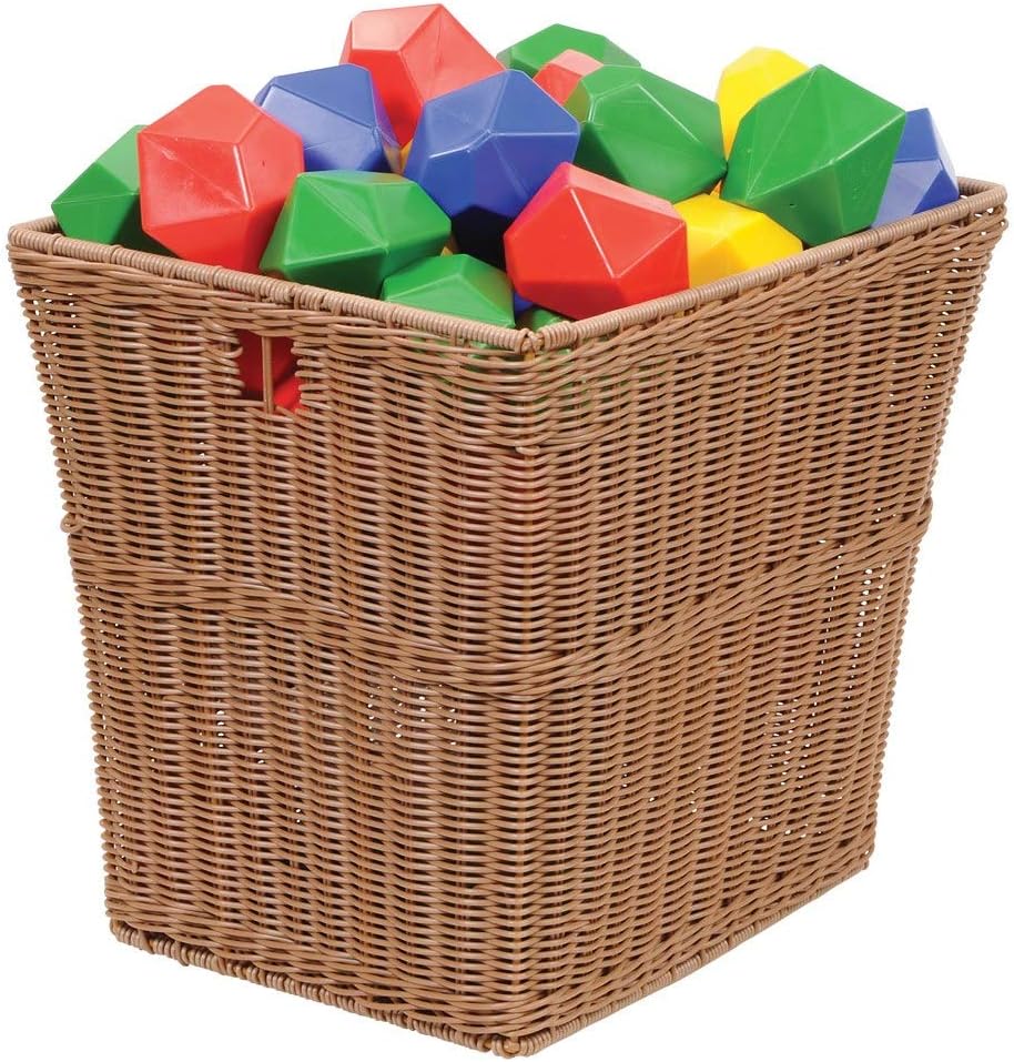 Kaplan Early Learning Company Washable Wicker Basket - Large