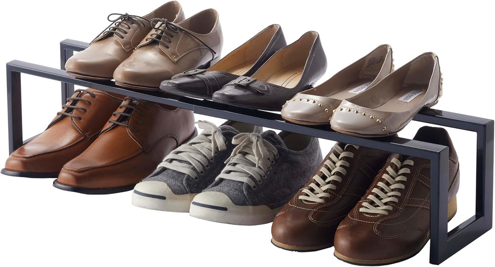 YAMAZAKI Home Line Expanding Shoe Rack, Metal, Adjustable - Single, 6" -...