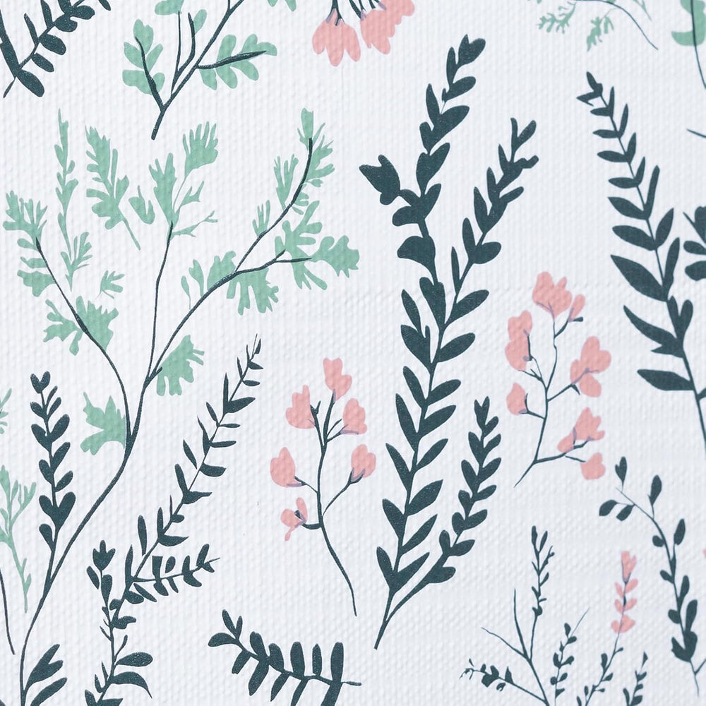 Fern Floral Shelf Liner and Drawer Liner, Non-Adhesive Kitchen Cabinet Liner,...
