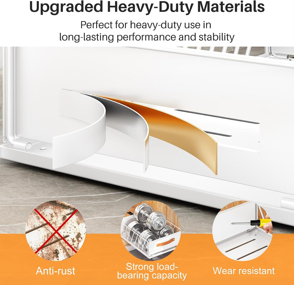 Pull out Cabinet Organizer,Heavy Duty Slide out Pantry Shelves Drawer Storage...