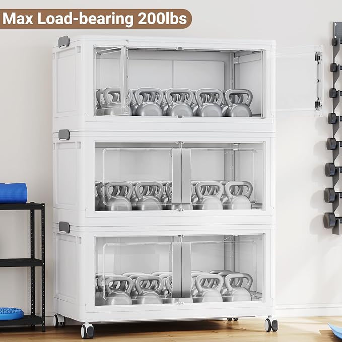 BROVIEW 800QT Stackable Storage Bins